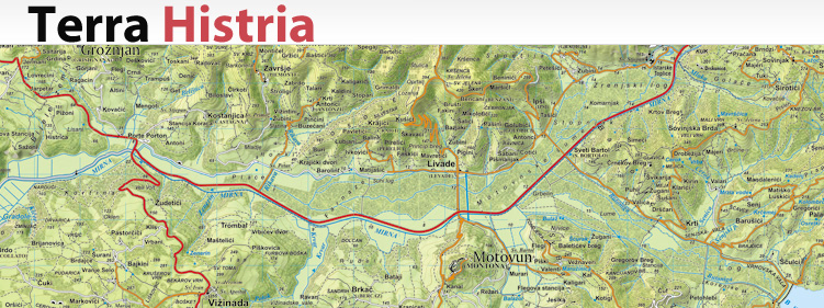 topografska karta istre Mateus Cartography topografska karta istre